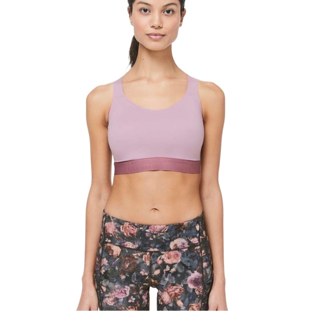 Lululemon Rose Blush Fine Form Bra 34B